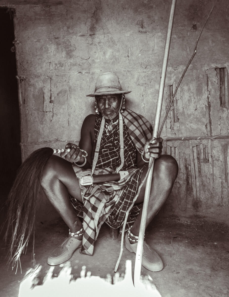 Maasai Elder by Ekaterina Juskowski. Tanzania, 2023