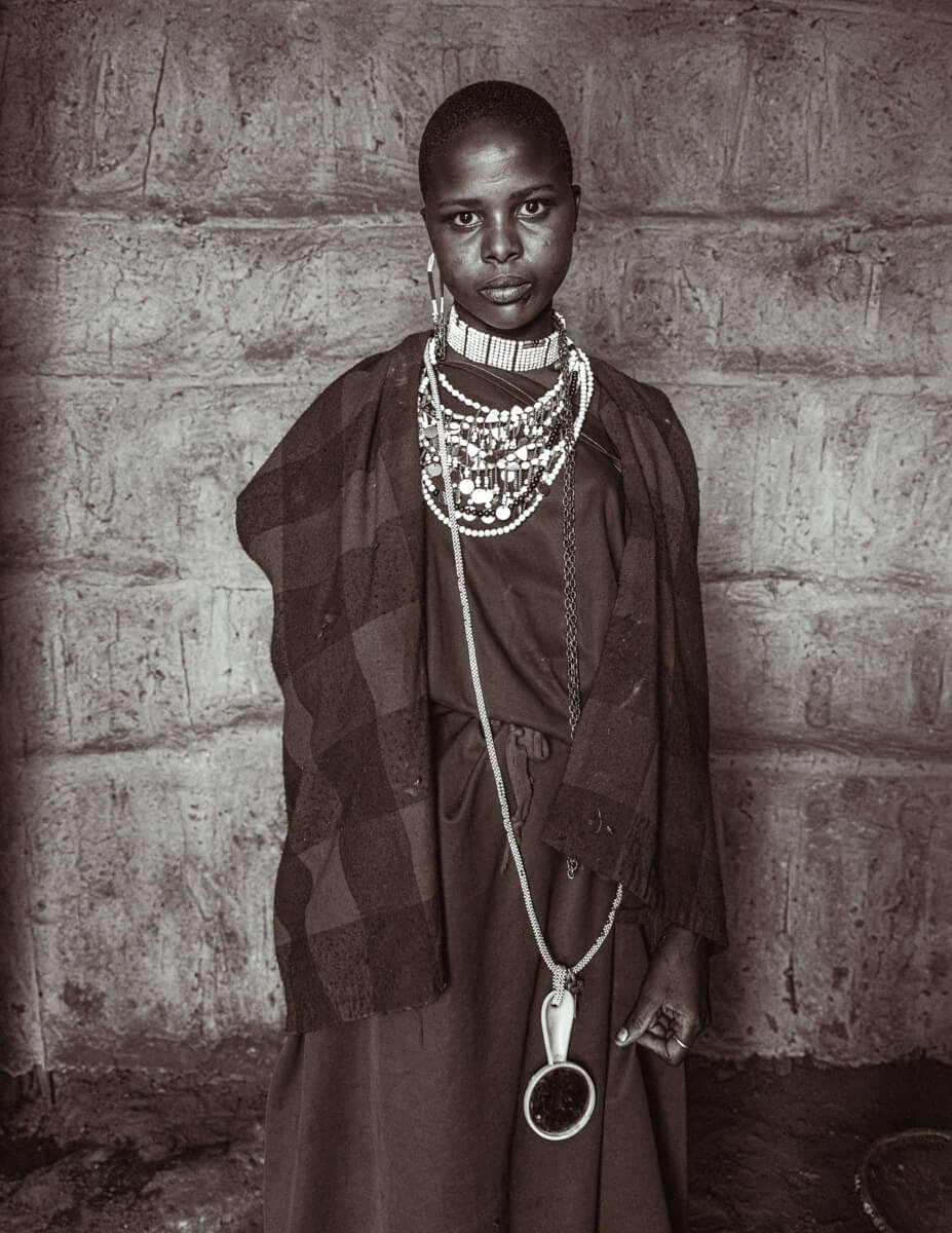 Maasai woman from Ngorongoro Conservation Area. Ekaterina Juskowski, 2023.