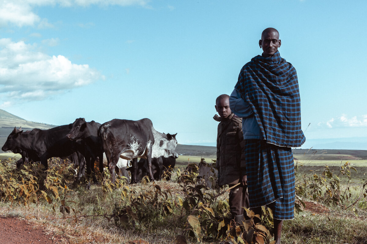 Maasai shepherds from Ngorongoro Conservation Area. Ekaterina Juskowski, 2023.
