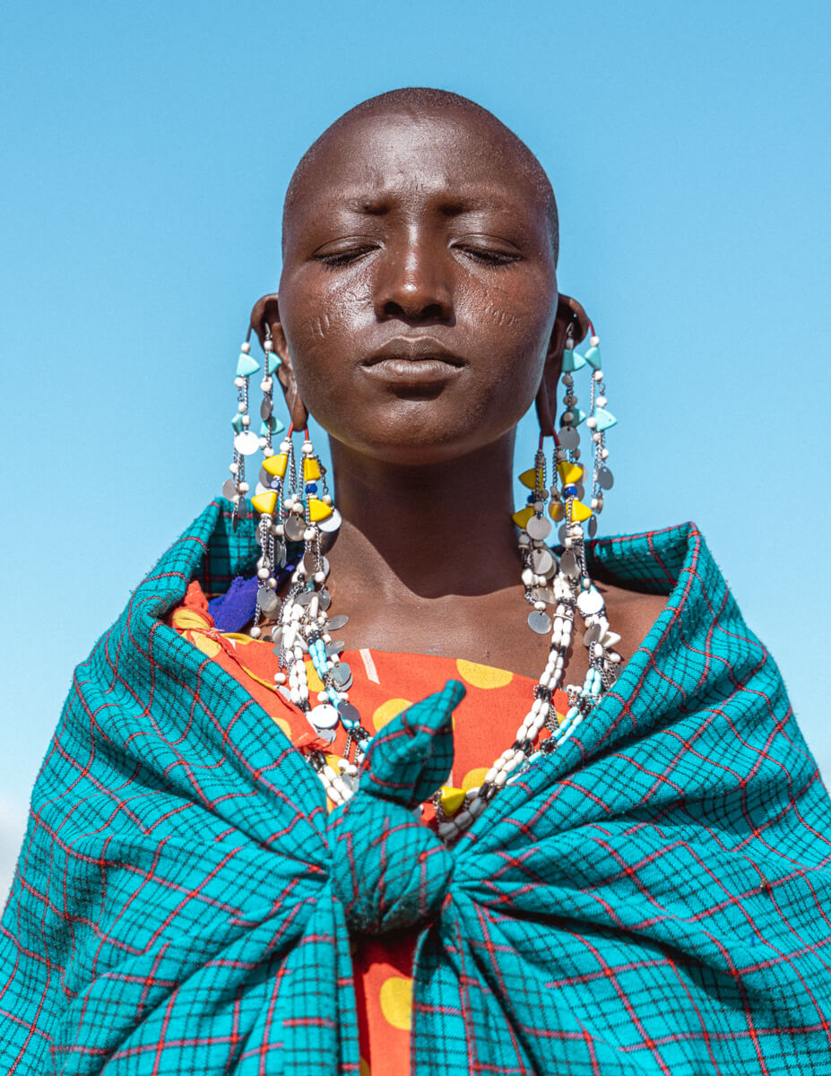 Maasai woman from Ngorongoro Conservation Area. Ekaterina Juskowski, 2023.