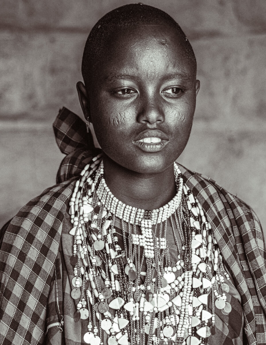 Maasai young woman