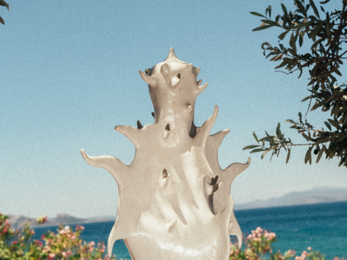 Dimitrios Antonitsis Fountains Installation at Hydra School Projects Lithos Lethe Exhibition